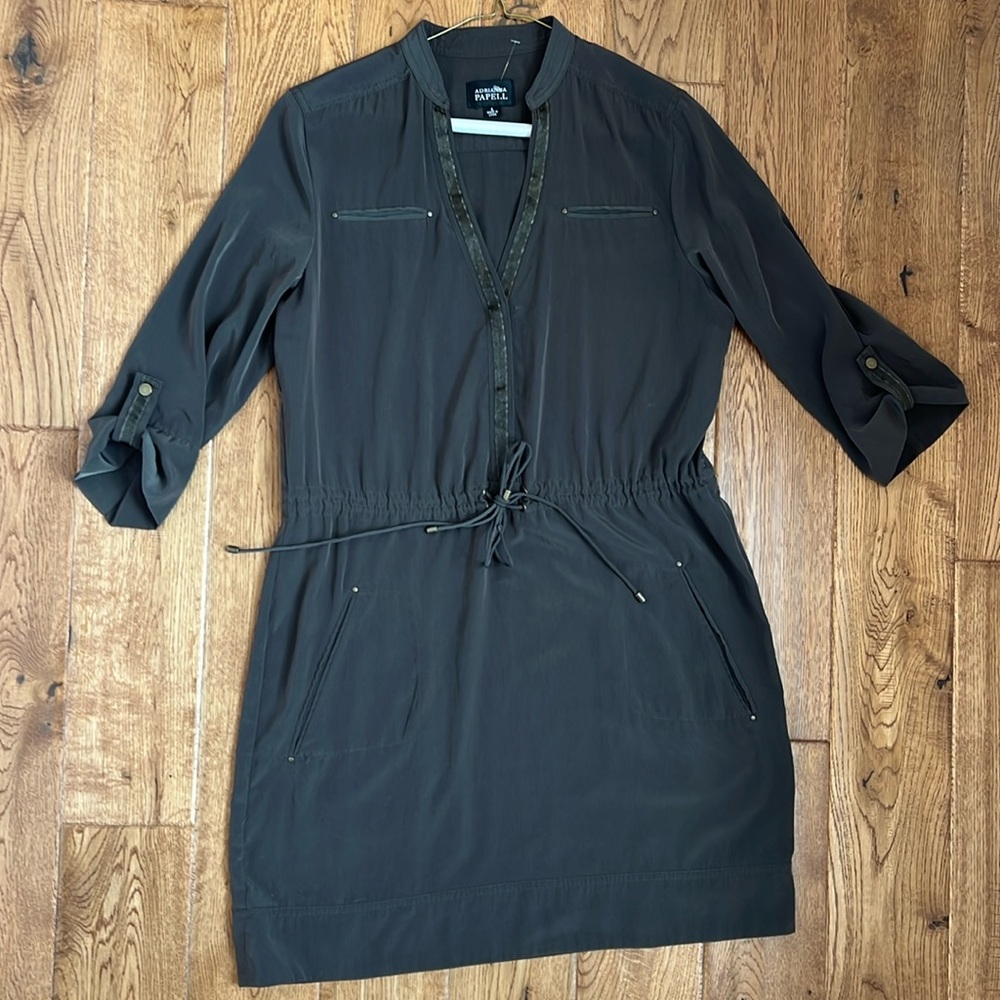 ADRIANNA PAPEL Utility Dress Size 6